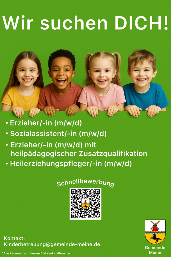 Plakat für Personalsuche